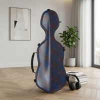 Full Size Violin Case Carbon-Fiber-Hard-Construction Violin Case Quilted for Violinists, Students, Rehearsals