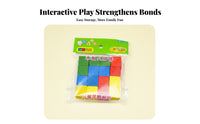 Wooden Geometric Blocks Colorful 3D Geometric Solids Set Smooth and Burr Early Learning Shape Blocks for Children, Preschool, Classroom, Playroom