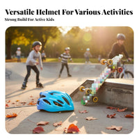 Kids Bike Helmet Breathable children's Helmet Anti-Resistant Covering All-Purpose Gear for Girlsing, Roller Skating, Outdoor Sports