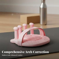 2 Pieces Leg Shaping Foot Exerciser Soft Silicone Arch Training Stretcher Ergonomic Design Foot Alignment for Dancers, Home Use, Workout, Stretching