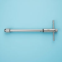 Long-Lasting Ratchet Tap Wrench High Hardness Manual Tool Rust-Resistant T-Handle Tap Wrench Alloy Steel Construction for Machinists, Mechanics, DIY Enthusiasts, Metalworking, Workshop, Auto Repair, Garage