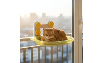 Suction Cat Perch Bed Sunbathing Suction Cat Perch Hammock Easy to Install Pet Accessory for Balcony