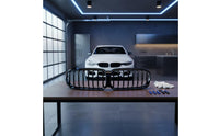 Gloss Black Automotive Kidney Grille Single-Slat Front Kidney Grille OEM Replacement Easy Install for Car Enthusiasts