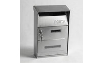 Wall-Mounted Mailbox with Lock Secure Wall-Mounted Mailbox Commercial-Grade Hardware for Landlords, Villa, Entryway, Entry Gate