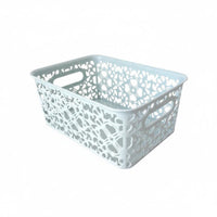 Underwear Organizer Bin Multi-Purpose Stackable Storage Container for Bathroom