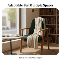 Modern Design Upholstered Armchair Comfortable paddinging Commercial Seating Thick paddinged Seat Single Sofa adaptable design for Business Owners, Interior Designers, Coffee Shop, Reception Area, perusing corner, Living Room