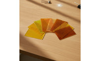 8 Pieces Translucent Fused Glass Sheets Flat Fusible Glass Sheets Fusable Smooth-Edged for Artists, Crafters, Mosaics