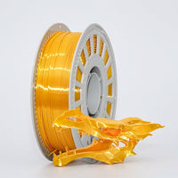Satin PLA Filament 1.75mm Gold Sheen, 3D Printer 1kg Spool for Fused Deposition Modeling Dimensional Accuracy +/- 0.02mm