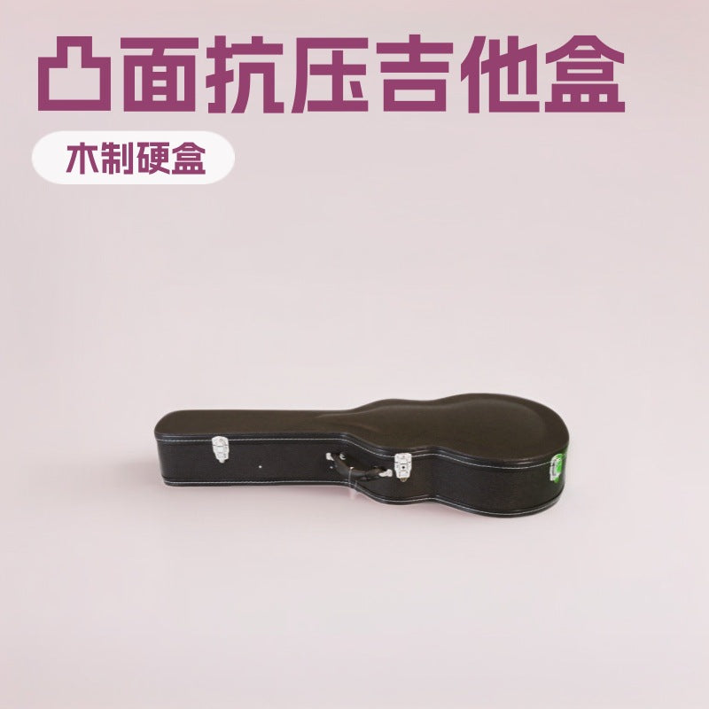 Tongling Wooden Guitar Case for 42-43 Inch Guitars, Hard Shell, Waterproof