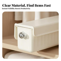 Divided Underwear and Sock Box Dust-Proof Lid Wall-Mounted Sock Organizer