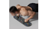Removable Handles Color Coded Push up Board Marked Zones Push-up Training Board Slim Fitness Gear Carry Slots for Floor Exercises
