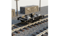 Easy to Install Unpowered Truck Long-Lasting HO Scale Truck Alloy Metal Wheel Truck for Hobby Workbench