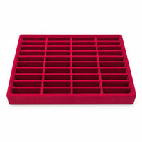 Bracelet Tray with 40 Compartments Compact Storage Box Visible for Jewelers