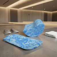 2 Pieces Marbled Balance Exercise Tool with Rocker Slim-Profile Exercise Wedge Lightweight Foam Rocker Compact for Pilates Practitioners