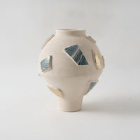 Ceramic Vase Textured Decorative Vase Abstract Display Ornament for Interior Designers, Living Room