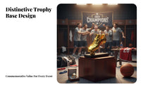 Elegant Design Basketball Championship Award Engravable Soccer Championship Award Quality Craftsmanship for Athletes, Coaches, Tournaments