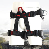 Fall Protection Half-Body Harness Adjustable Harness with D-Rings Reinforced Long-Lasting for Outdoor Work