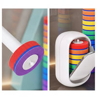 Disposable Toilet Brush Compact Toilet Brush with Holder Cleaning Tool Hygienic Cleaner Easy to Use for Busy Households
