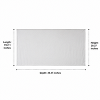 Golf Simulator Screen 3m, High Impact Golf Projection Screen for Home Golf Screen, Sturdy Single Layer Golf Impact Screen