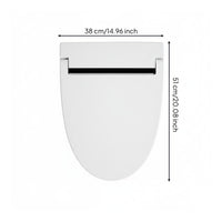 Auto Unfold Close Lid Smart Toilet Seat Wireless Controller Control Heated Toilet Seat Hands Free Bathroom Fixture