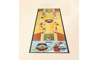 Basketball Play Mat with Game Pieces Playful Basketball Game Mat Sports Rug Interactive Toy Fun for Children, Playrooms
