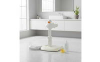 Standing Infant Bath Support Non-Slip Base Infant Standing Bath Support Anti-Tip Design Adjustable Infant Shower Stand for Young Children, Infants
