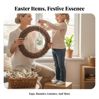 12 Pieces Easter Character decoration Set Assorted forms for Families, Homeowners