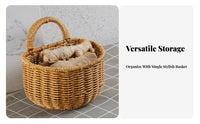 Space-Saving Ginger Garlic Storage Basket Multi-Purpose Wall Hanging Storage Basket Versatile Hollow-out Design for Bathroom, Pantry
