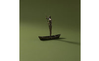 Rowing Ornament Cast Aluminum Rowing Boat Ornament House Decoration