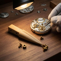 Delicate Precision Watch Repair Head Small Parts Wooden Tweezers Head for Clockwork Maintenance, Assembly Work