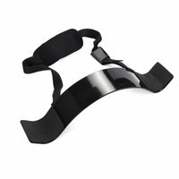Curved Biceps Training Board with Strap Textured Arm Blaster with Adjustable Strap Contoured Arm Curl Blaster with Pads Padded for Lifters, Athletes, Home Workouts, Gym