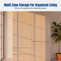 Wardrobe, OSB Board, Multi-Functional Storage, Bedroom, Modern Minimalist, Finished, Hinged Door