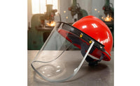 Anti-Splash Full Face Protection Helmet High-Clarity Clarity Hard Hat with Face Visor Shock Resistant for Industrial Workers, Welders