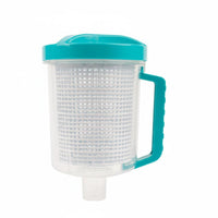 Pool Leaf Canister Clear Body Pool Leaf Collect-Through Design Debris Collector Canister