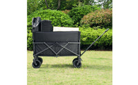 Large Capacity Camping Wagon Multifunctional Collapsible Wagon for Market Stall