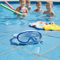 Waterproof Kids Swimming Goggles Clear Vision Kids Swim Goggles Leakproof Children's Swim Glasses Adjustable Strap for Boys, Girls, Water Sports, Beach