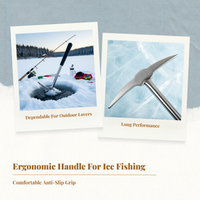 Fishing Tool Kit, Stainless Steel Ice Auger