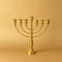 Hanukkah Menorah Vintage Design Religious Decor Table Centerpiece