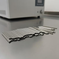 High Precision 2mm Stainless Steel Capillary Tube Minimized Flow Resistance Stainless Steel Liner Tube Gas Chromatography Liner for Research Scientists, Research Technicians