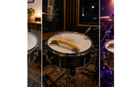 Rims Knock & Board Curved Wood Block with Mounting Plates Wooden Drum Accessory for Drummers, Percussionists, Recording Studio, Practice