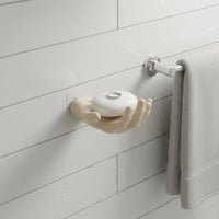 Hand Shaped Wall Holder Drill Installation Palm Shaped Storage Rack No Required Wall Mount Key Holder for Washroom