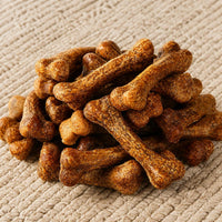 Dog Dental Chews for Teeth Cleaning and Bad Breath, Beef Flavor, Bone Shape, for Small, Medium, and Large Dogs