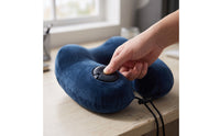 Lightweight U-Shaped Neck Pillow Portable Inflatable Neck Pillow Compact Foldable for Travelers, Commuters, Road Trips, Office Rest