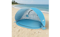Easy-to-Assemble Instant-Setup Beach Tent Sunshade Bottomless Beach Canopy Lightweight Sun Shelter Portable for Family, Sand Play Area