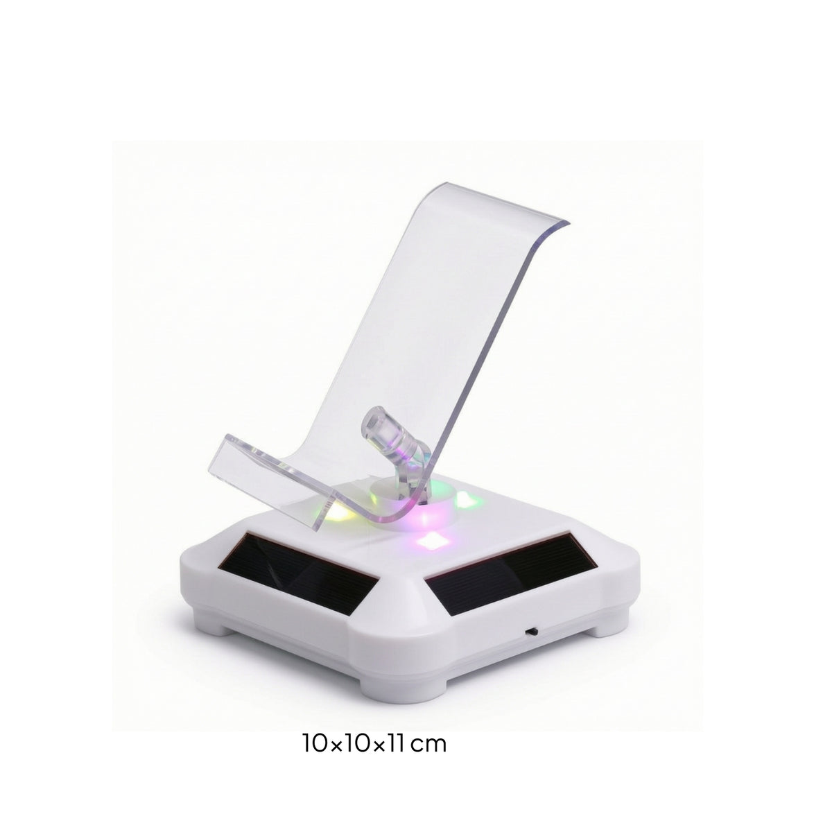 Rotating Display Stand Compact Solar Display Stand Double-Use for Retailers