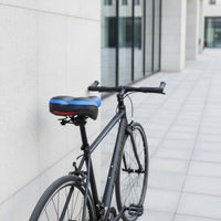 Bike Saddle with Suspension System Comfortable Cycle Saddle with Spring Suspension Cushioned Bike Seat Supportive for Cyclists