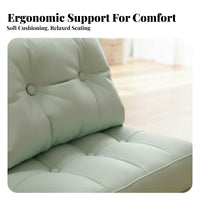 Japanese aesthetic Armless Single Pull-extendable Bed Space-Saving Sleeper Sofa VersatileFunction transformable Couch plush Cushions for Apartment Dwellers, Young Adults, Students, Small Spaces, Guest Room, Office