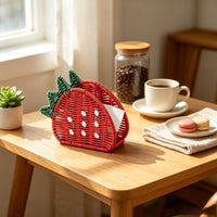 European Pink Flamingo PP Woven Tissue Box Cover