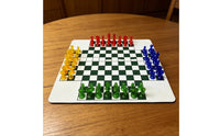 Chess Set 49 Mm King Height 4 people Chess Set Portable for  Tabletop