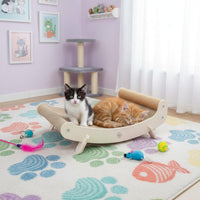 Ergonomic Design Cat Scratching Lounger Stable Structure Pet Supplies for Kittens